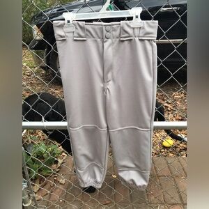 Rawlings YTH M BELTED BB/SB PANTS BB/SB Pant Boys Grey